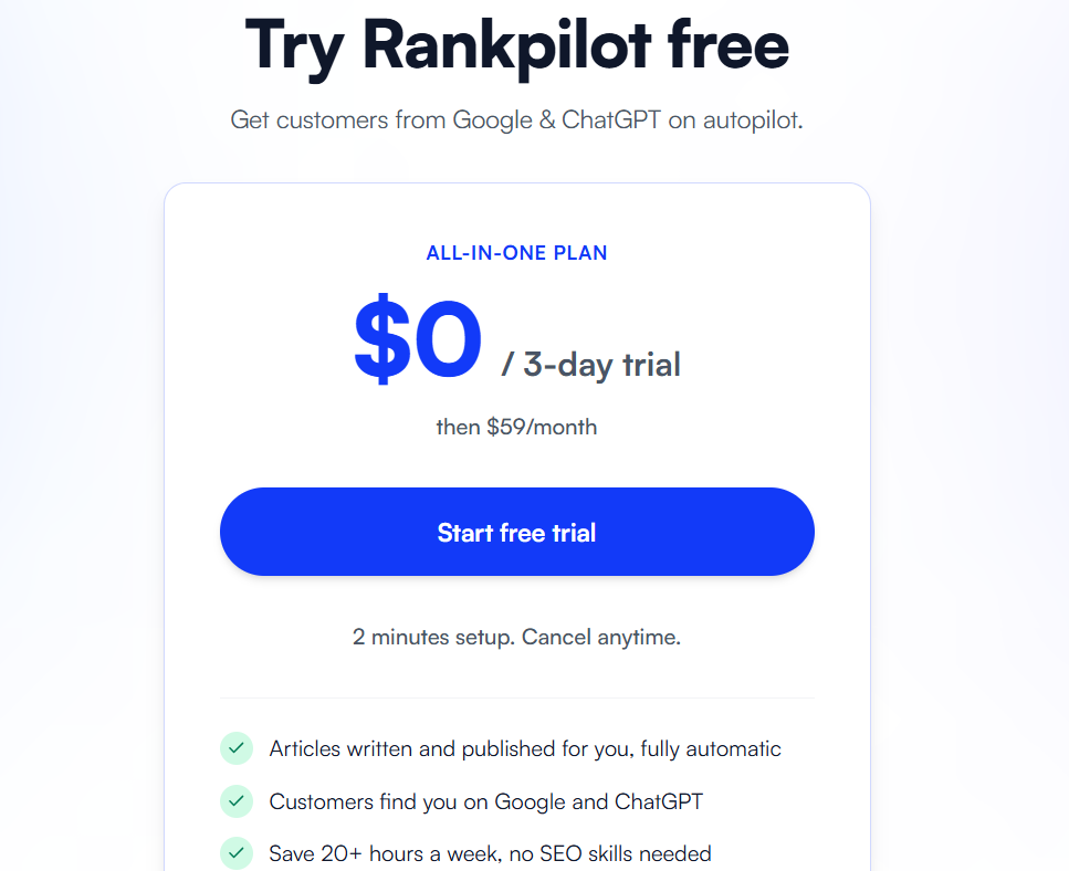 Rankpilot-pricing