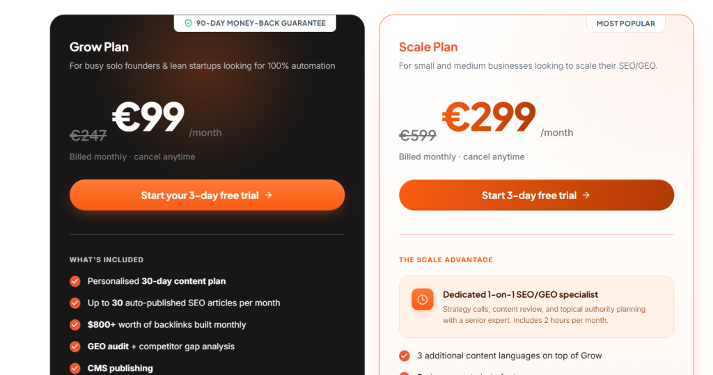 Babylovegrowth-pricing